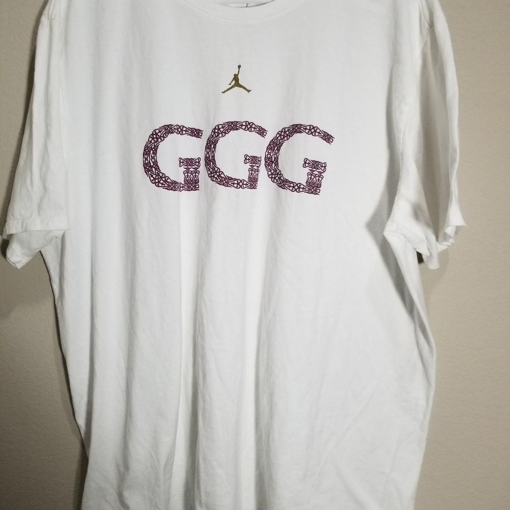 Nike Jordan Triple G "GGG" Gennady Golovkin Limited Edition T-shirt 561416-10A